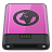Pink Server B Icon 48x48 png